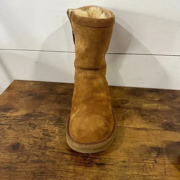 UGG Australia Roslyn ROSLYNN Mouton Boots Short Suede Side Zipper US ZS 6 - Picture 10 of 15